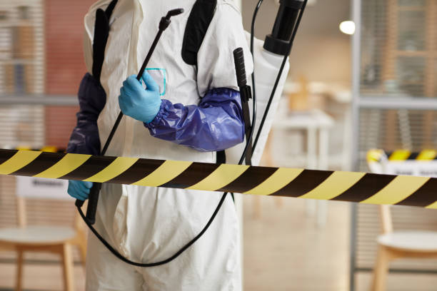 Professional Biohazard Cleanup technician working in Greenbank, WA